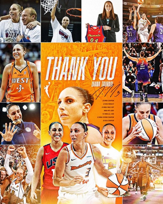 傳奇落幕！WNBA巨星陶樂西宣布退役 結(jié)束20年職業(yè)生涯